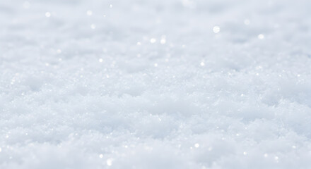 Obraz premium Natural snow. White abstract background. Winter. Snow surface background with copy space for design. 