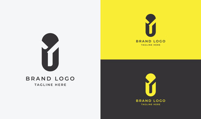Modern Letter Y Logo – Bold Medical & Business Design with Keyhole, Security Icon, and Web Communication Elements