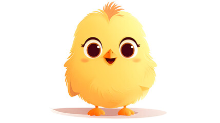 Fototapeta premium High-quality Image of a Cute Yellow Chicken for Commercial Use