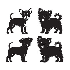 Dog and Cat Silhouette Collection for Graphic Designs