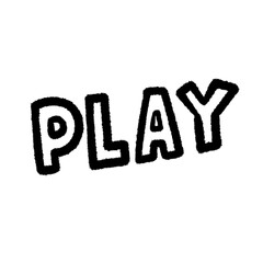 play png hand-written cartoon doodle line black and white pen line decoration and design clipart