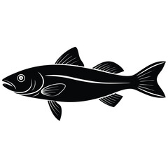 Haddock Fish Vector Clipart
