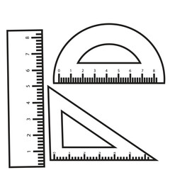 Ruler, handyman, school, icon