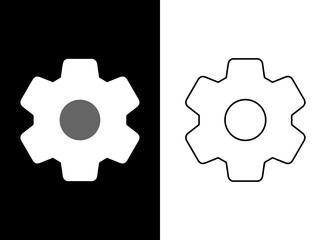 Settings icon Silhouette