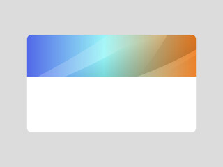 Bold abstract banner mockup for LinkedIn branding