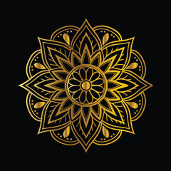 Premium Vector | Luxury mandala background with golden arabesque pattern arabic islamic east style