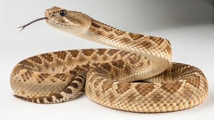 Obraz premium Aruba Rattlesnake on studio background 