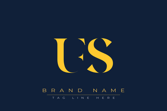 UFS abstract letter logo design. This logo is designed by three abstract letters.