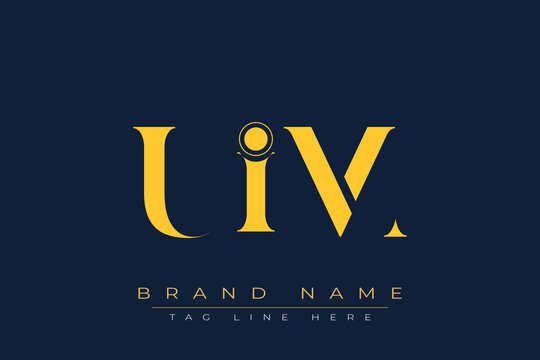 UIM abstract letter logo design. This logo is designed by three abstract letters.