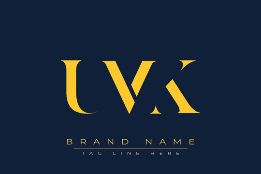 UMK abstract letter logo design. This logo is designed by three abstract letters.