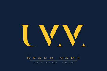 UMM abstract letter logo design. This logo is designed by three abstract letters.