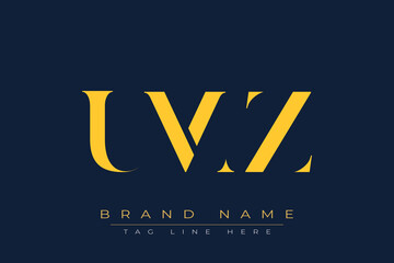UMZ abstract letter logo design. This logo is designed by three abstract letters.