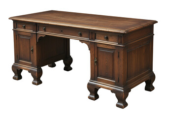 Antique Wooden Desk:  Beautiful Vintage Writing Table