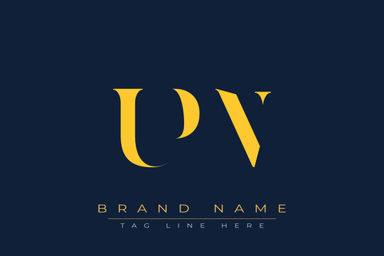 UPN abstract letter logo design. This logo is designed by three abstract letters.