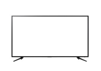 Naklejka premium Modern Smart TV Screen Display