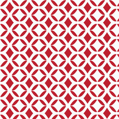 seamless geometric pattern with hearts, geometric repeating pattern with a diamond and circular motif