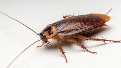 Asian Cockroach on studio background
