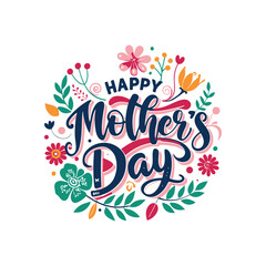 Obraz premium line art of mother day abstract minimal illustration