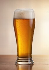 A wheat beer in a weizen glass with banana and clove aromas.