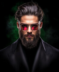 Man in sunglasses .