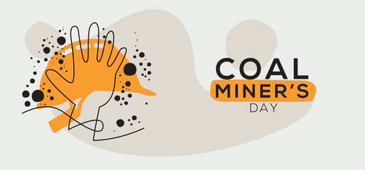 Coal miner’s day, held on 3 May.