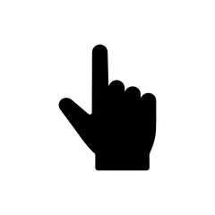 Obraz premium Hand Held Up with Index Finger Pointing Straight, Symbolizing Direction