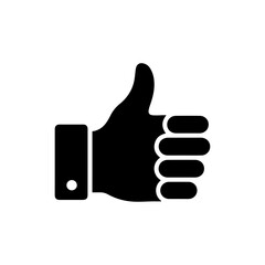 Hand Making a Fist with Thumb Outside, Symbolizing Strength or Agreement