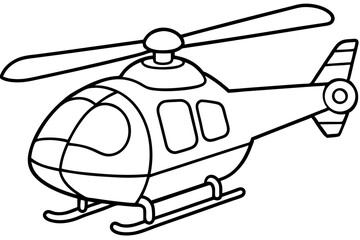 helicopter vector illustration