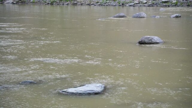 Close-Up shots of water flowing 1