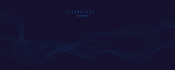 abstract blue wave background