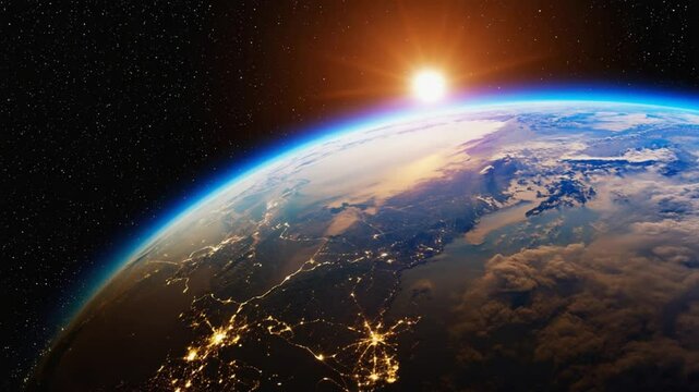 earth from space video