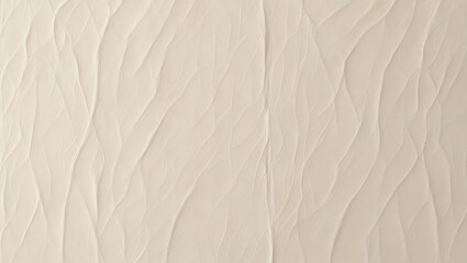Fototapeta premium Beige Blank Paper Texture Wrinkled Surface Design With Creases And Folds