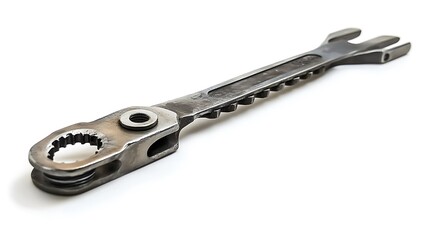 Obraz premium Ratchet Wrench with Isolated Tool.