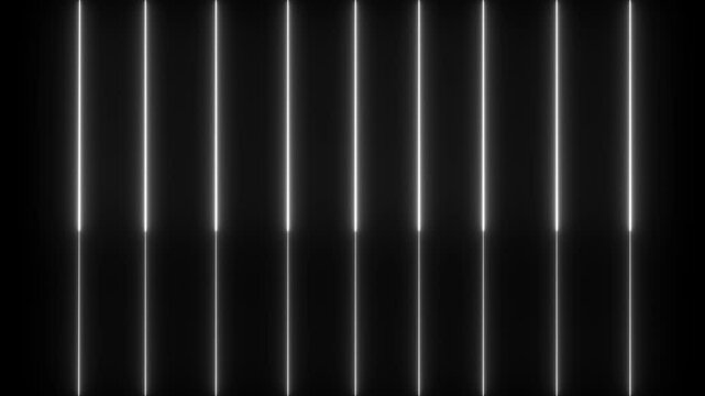 Glowing neon line animatiom on black background. Abstract Light Effect Element Design