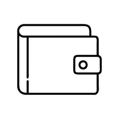 Outline wallet money cash finance payment currency business banking purse investment income asset
