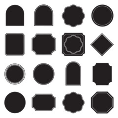 Ribbon Banner Set Vector