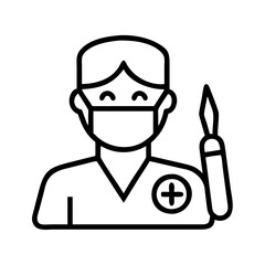 Find surgeon icon doctor icon medical professional icon healthcare worker icon surgery icon