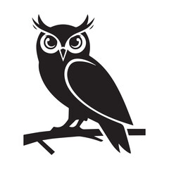 vector illustration of a owl