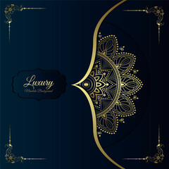 Creative luxury decorative mandala background
