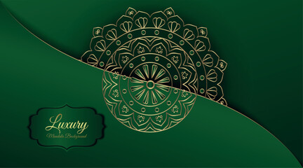 Creative luxury decorative mandala background