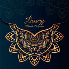 Creative luxury decorative mandala background