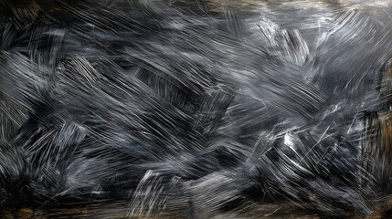 Obraz premium Old blackboard with rough brushstroke patterns creating a worn, lived-in look.