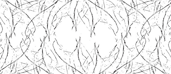 Scratched and Cracked Grunge Urban Background Texture Vector. Dust Overlay Distress Grainy Grungy Effect. Distressed Backdrop Vector Illustration. Isolated Black on White Background. EPS 10.
