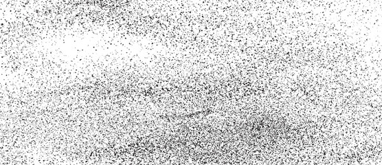 Snow, stars, twinkling lights, rain drops on black background. Abstract vector noise. Small particles of debris and dust. Distressed uneven grunge overlay.
