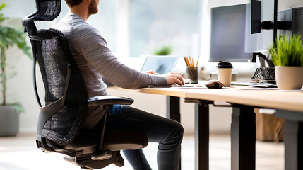 Adjusting office chair height for personalized comfort and productivity