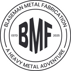 Blaseman Metal Fabrication Logo Design Heavy Metal Adventure