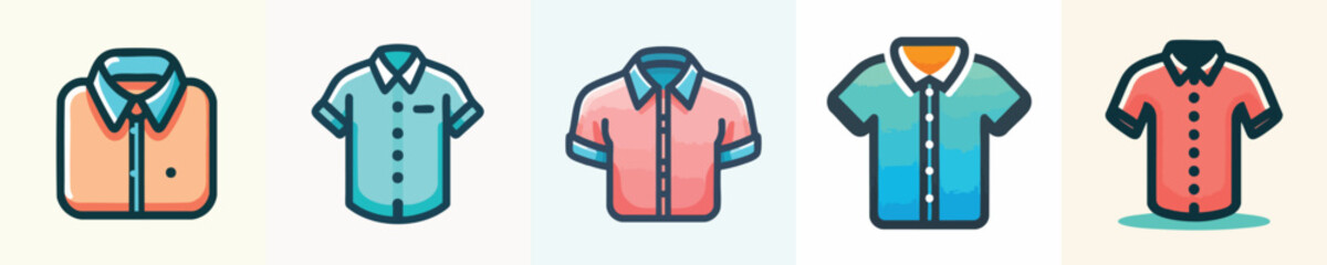 a silhouette image icon of clothes