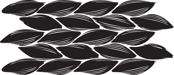 Uneven black and white geometric pattern. Tileable texture background.
