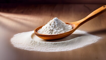 salt in a wooden spoon