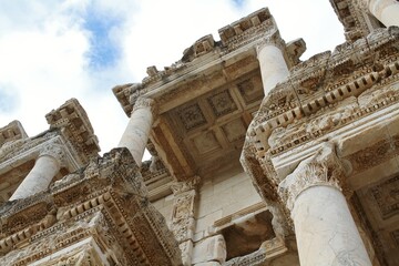 Ancient ruins at Ephesus, a major Roman port and one of the Seven Churches of Revelation.